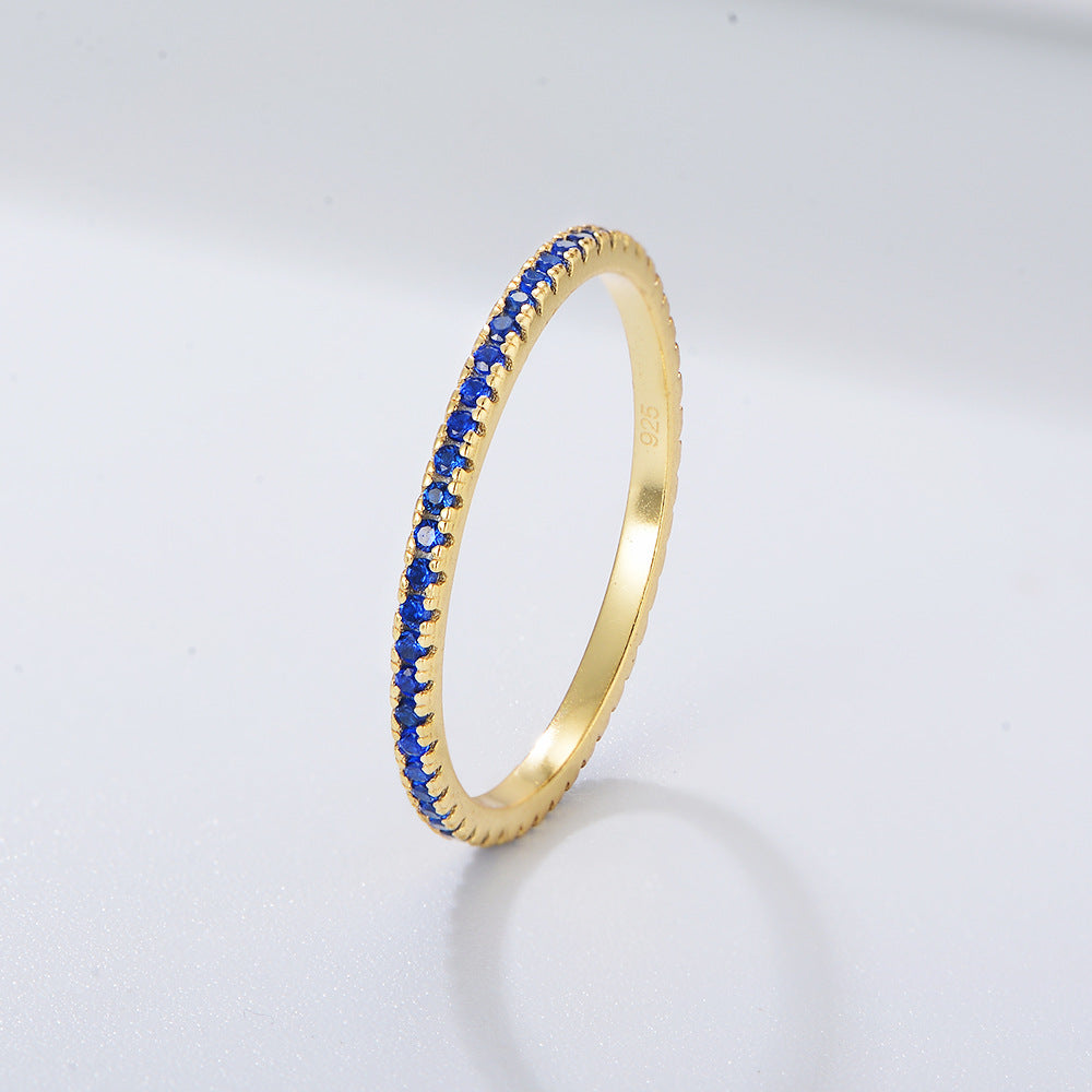 Wholesale 925 Sterling Silver Zircon Ring Ins Style