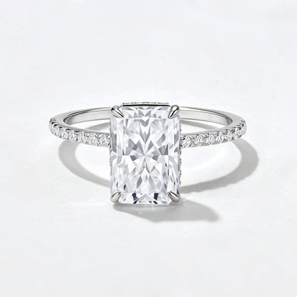 Wholesale 925 Sterling Silver Zircon Ring Ins Style Niche Design