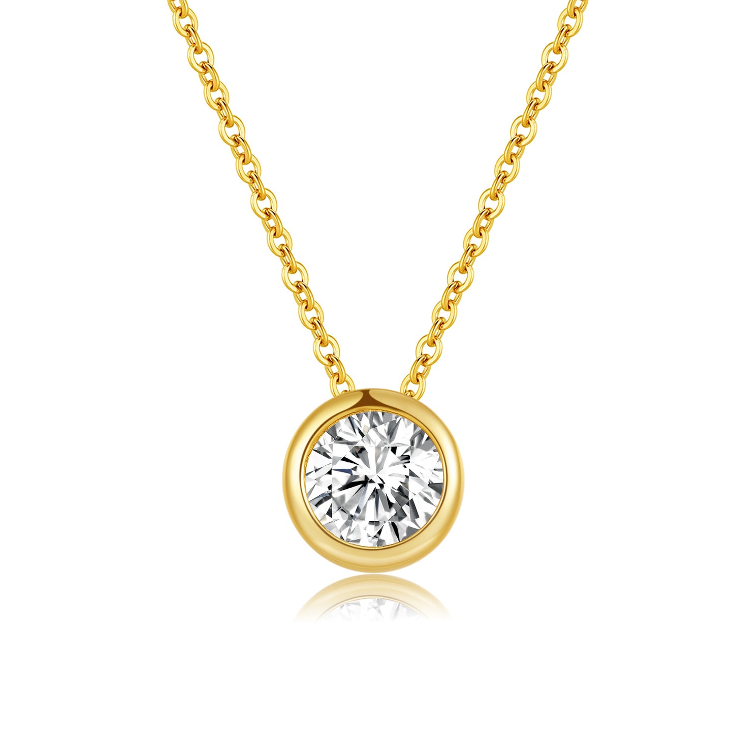 925 Silver European American Lock Necklace | Moissanite or CZ | Wholesale