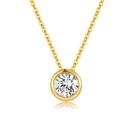 925 Silver European American Lock Necklace | Moissanite or CZ | Wholesale