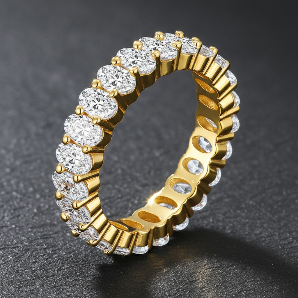 925 Silver Diamond Ring | Moissanite or CZ