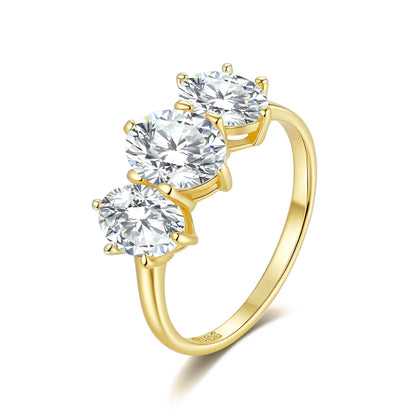 925 Silver Fashion 1.5CT Oval Ring | Moissanite or CZ