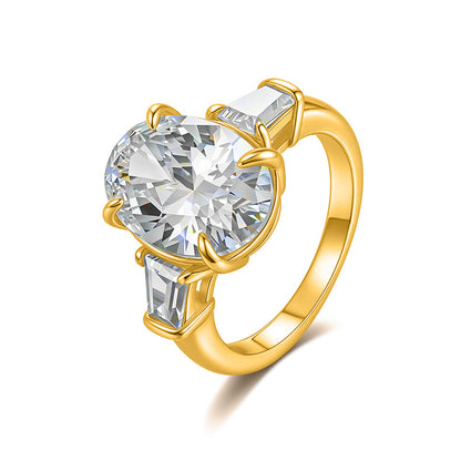 925 Silver Niche Ring | Moissanite or CZ
