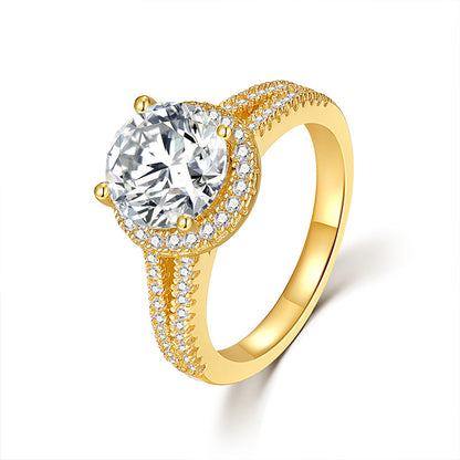 925 Silver Niche 2CT Ring | Moissanite or CZ