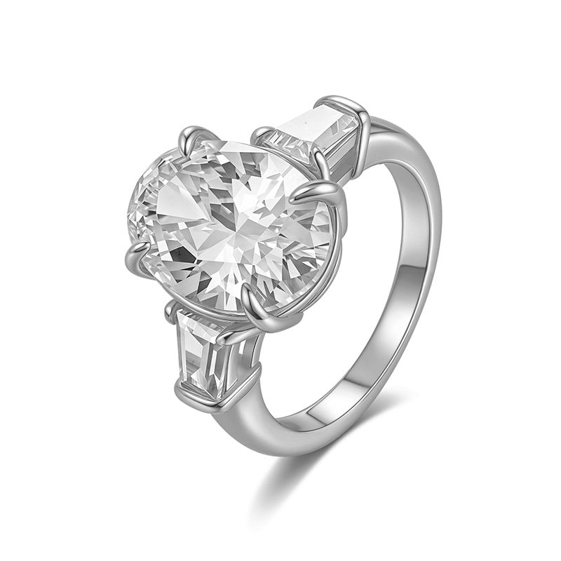 925 Silver Niche Ring | Moissanite or CZ