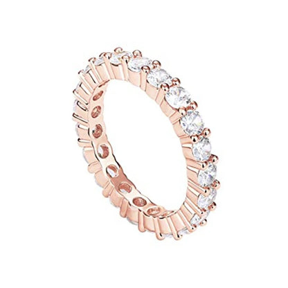 925 Silver Hip-Hop Round Ring | Moissanite or CZ