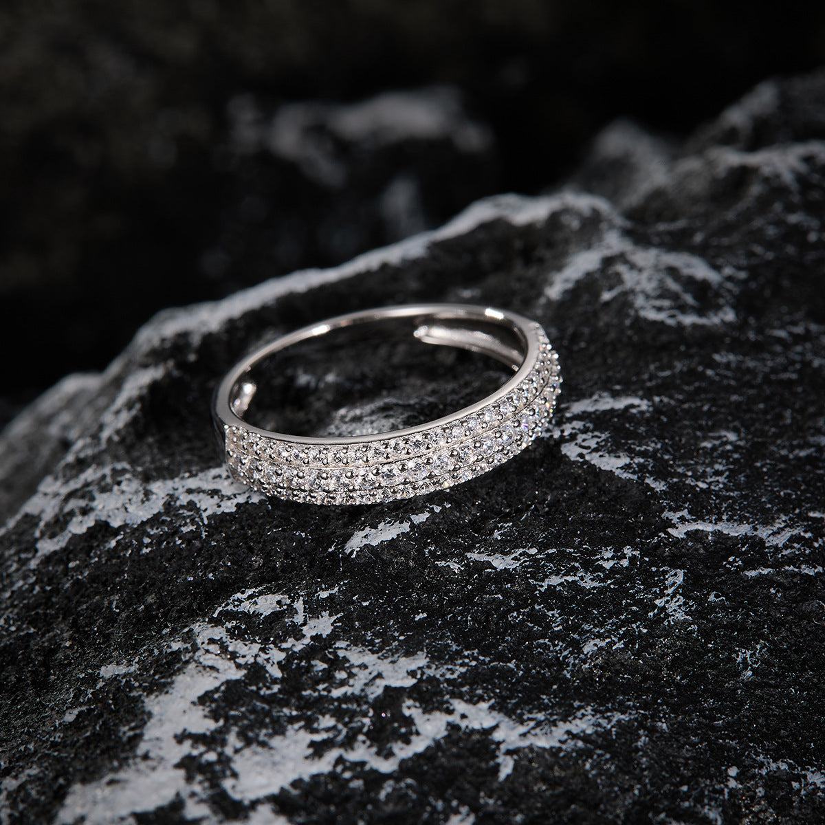 925 Silver Fashion Band Ring | Moissanite or CZ