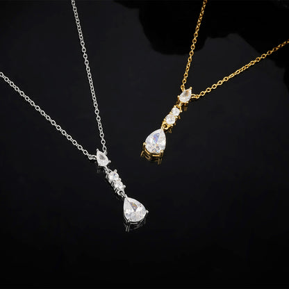 925 Silver Minimalist Star Necklace | Moissanite or CZ | Wholesale