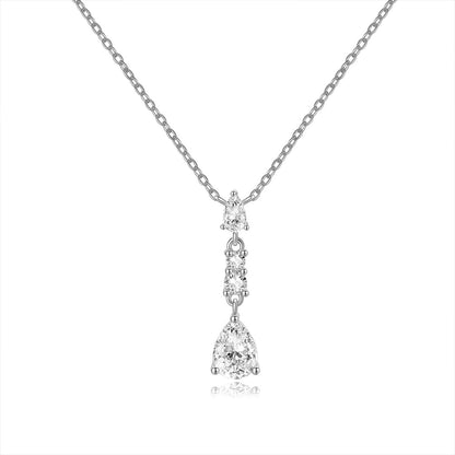 925 Silver Minimalist Star Necklace | Moissanite or CZ | Wholesale