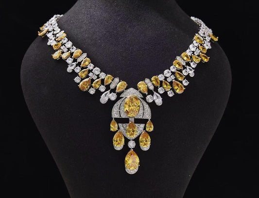 Wholesale Luxury 2026 Canary Yellow Necklace